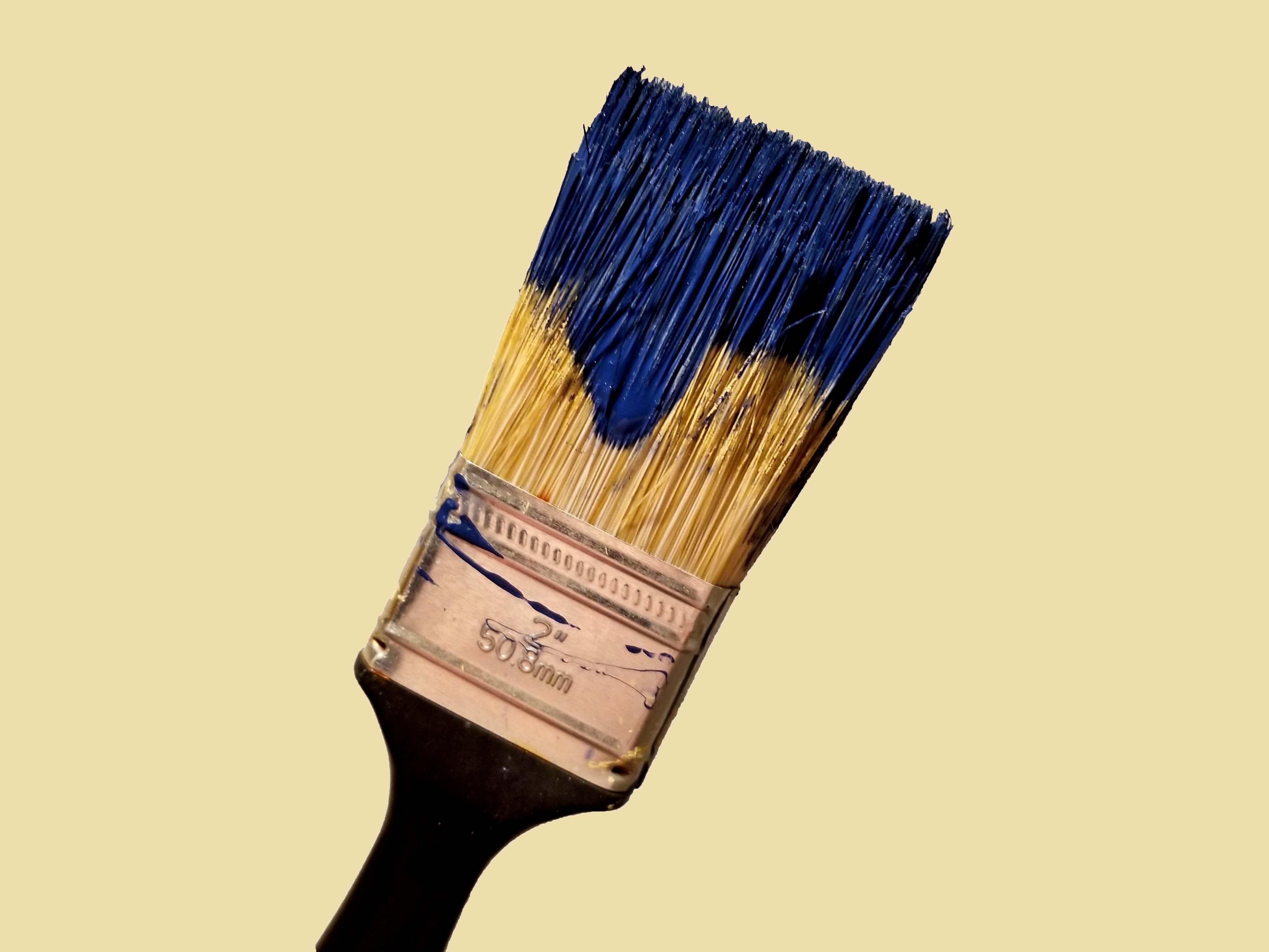 blue paintbrush lollipops