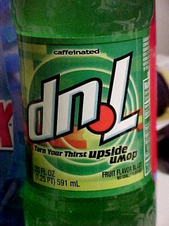 dnL bottle label