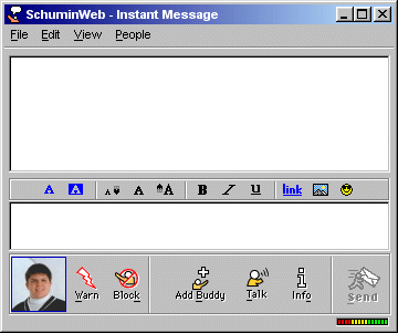 AOL Instant Messenger window