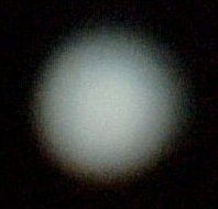 Jupiter as seen through a telescope in Stokesville, Virginia