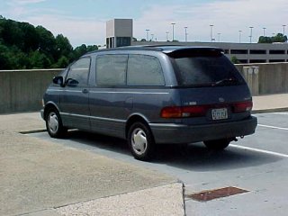 Toyota Previa at Vienna Metro