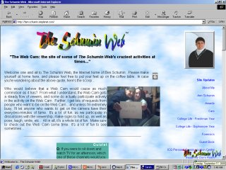 Previous version of Schumin Web, fall 1999 through fall 2000