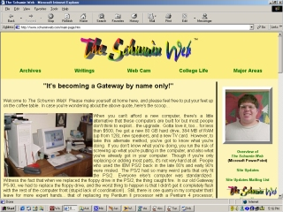 Schumin Web's previous design