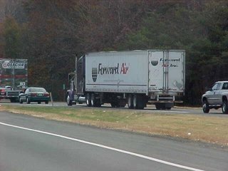 Truck on Interstate 66