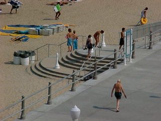 Steps at Virginia Beach, summer 2000