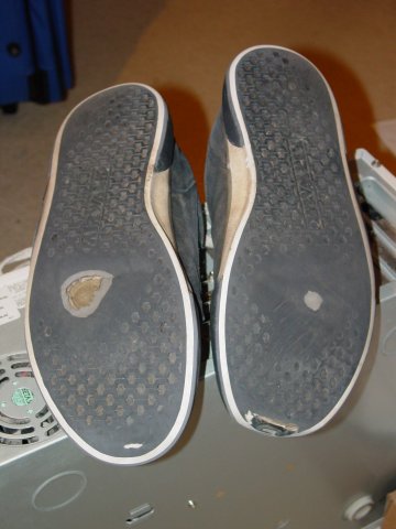 Holes in my shoes
