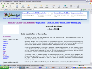 Journal prototype, 2004 redesign