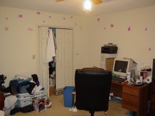 My room, spackled