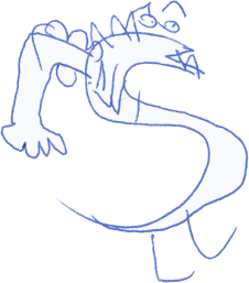 Trogdor, as drawn by me