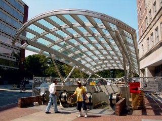 Dupont Circle station canopy