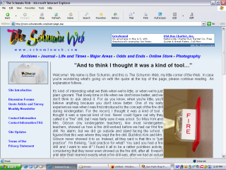 Main Page with Quote Article