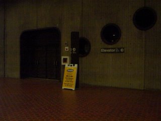 Mystery doors at Pentagon City station