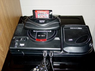 Sega Genesis with peripherals