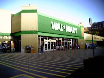 Wal-Mart on US 220 in Roanoke, altered to have green color scheme