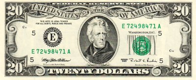 $20 bill, Series 1995