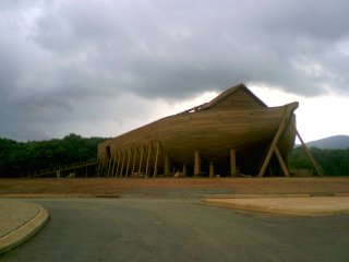 The photo of the ark from Evan Almighty, from Schumin Web
