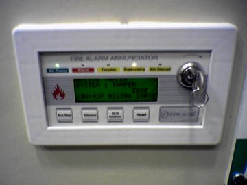 Notice anything wrong with this photo of the fire alarm annunciator?