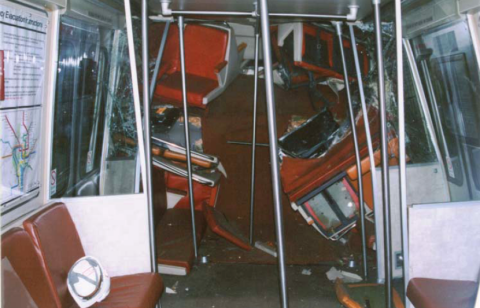 Rohr 1077 interior, post-collision