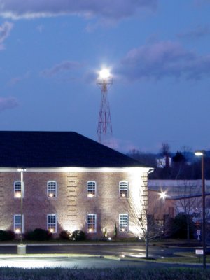 The beacon at the Bridgewater airport