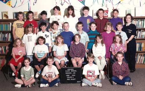 Mrs. Maidt's fourth grade class, 1990-1991