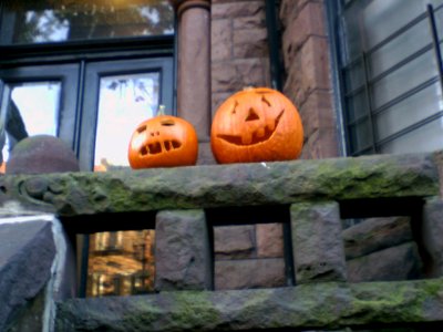 Pumpkins on P Street NW