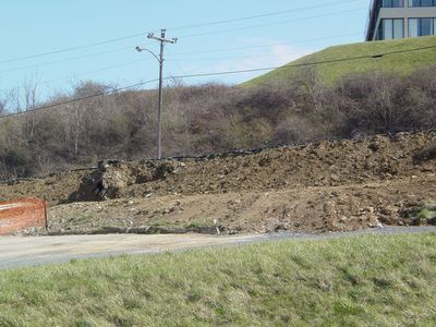 Straight-on view of the former motel.