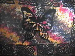 Butterfly tapestry