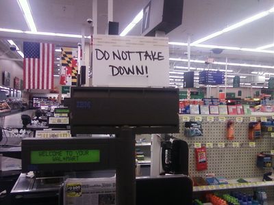 Tacky Wal-Mart signage