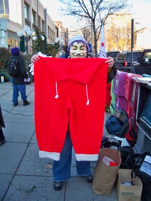 Yes, we even had a "fail Santa suit", with which we made ourselves a "fail Santa". It was such fun.