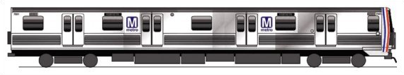 My modification to the WMATA 7000-Series design to contain four doors