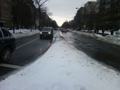 Massachusetts Avenue NW at Dupont Circle.