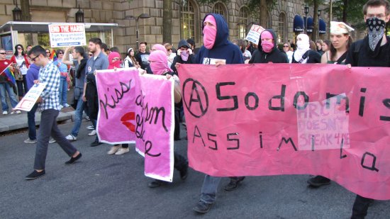 The bloc joins the march on Pennsylvania Avenue.