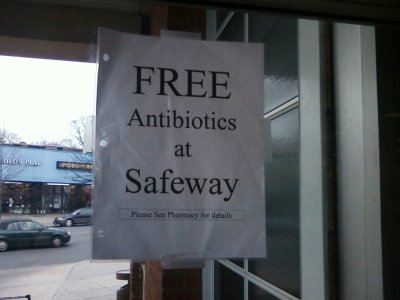 Free antibiotics at Safeway