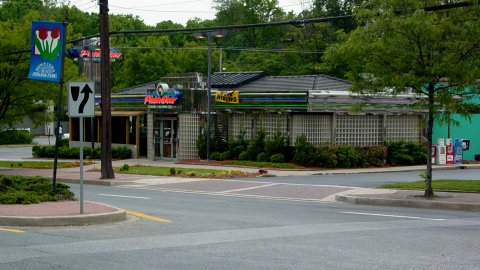 Plato's Diner, seen here in 2005