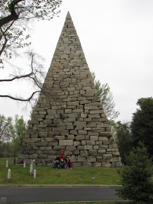 The Hollywood Cemetery pyramid