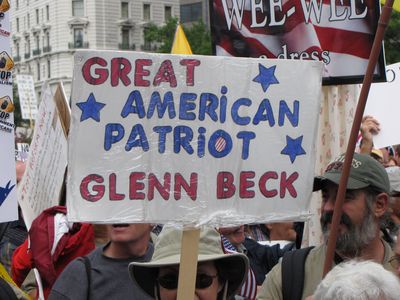 I'm sorry, but if Glenn Beck is a "great American patriot", then we are screwed.