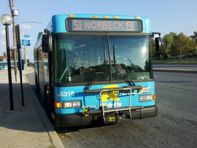 51 to Norbeck Park and Ride