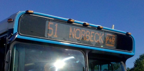 51 to Norbeck Park and Ride