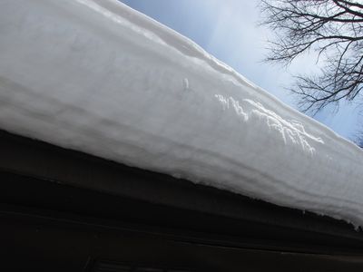 Snow over my balcony