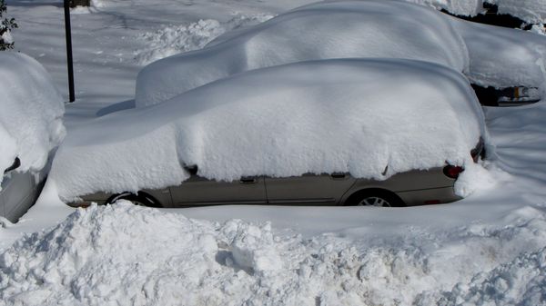 Snow on top of the Sable after the snow ended