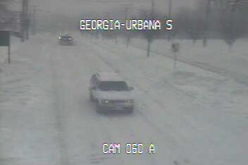 Traffic camera near Glenmont Metro station