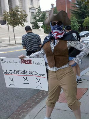 MaidofWin danced up a storm and solicited honks, this time wearing a really fun pirate outfit.