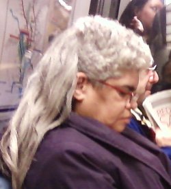 The Metro mullet lady