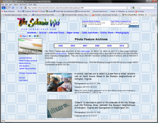 Photo Feature Archives, new site build