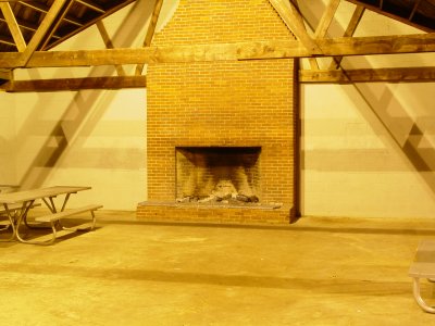 Picnic shelter at McIntire Park in Charlottesville, Virginia