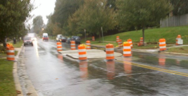 Traffic islands on my street