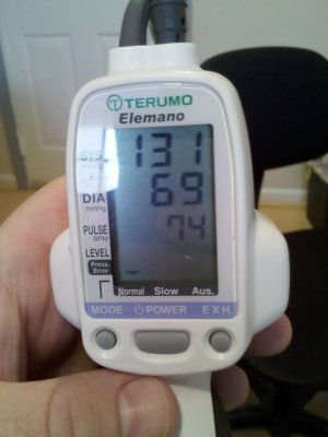 Look at that diastolic pressure. That's awesome.