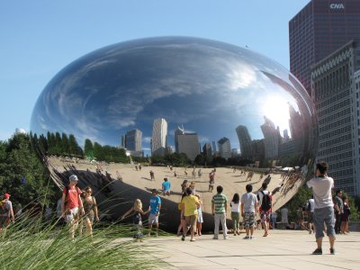 "The Bean" in Millennium Park