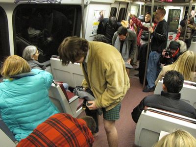 Then on CAF 5099, running Yellow Line to Huntington, my group peeled its pants off, too.