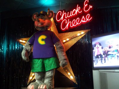 Chuck E. Cheese filled the role of Rolfe and Earl well enough for me.